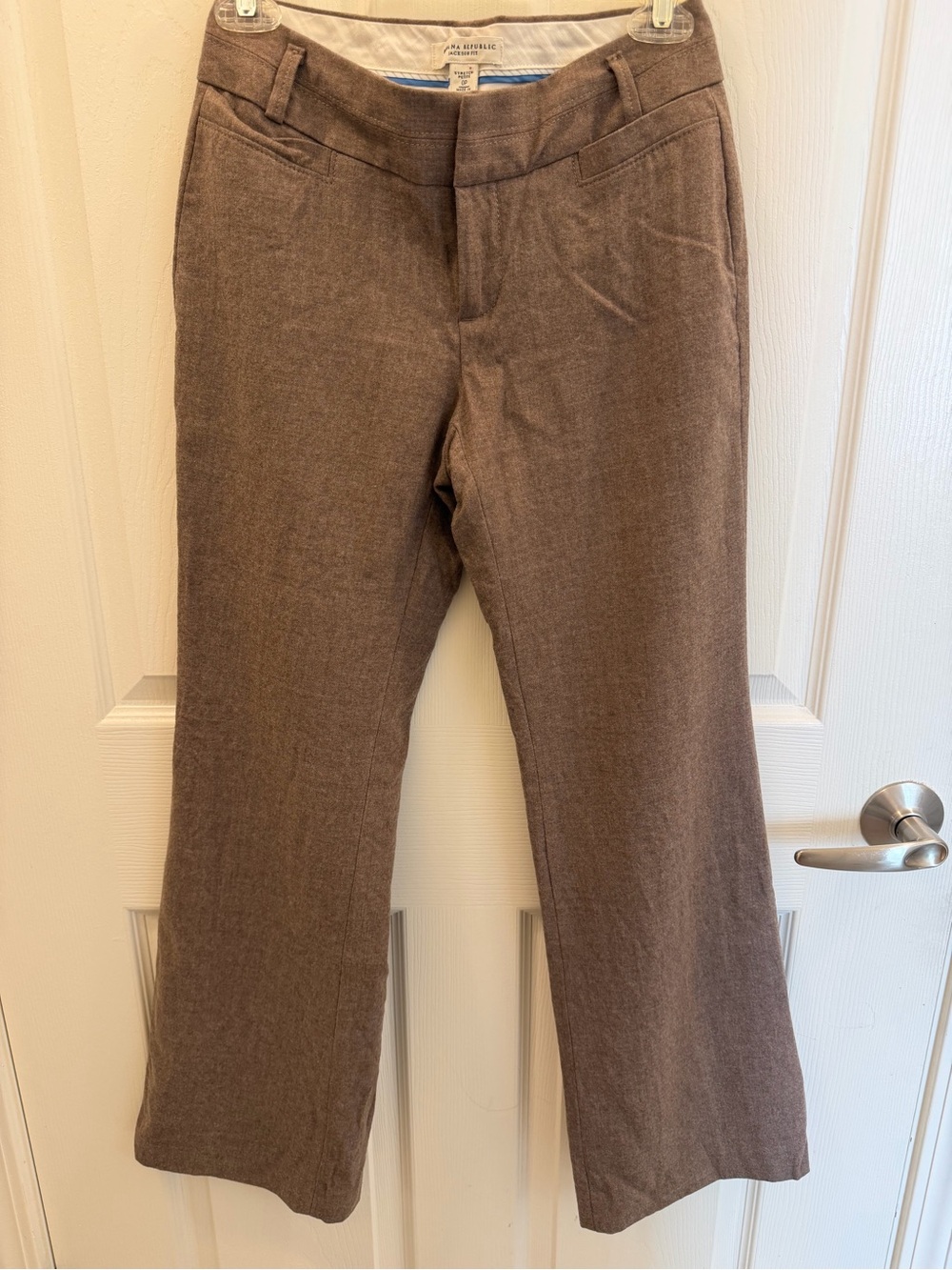 Banana Republic Jackson Fit Brown Petite Pants